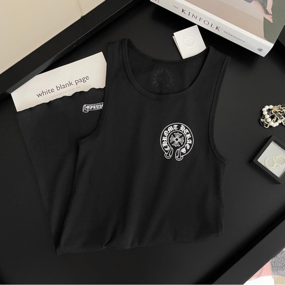 Chrome Hearts Horseshoe Logo Tank Dress Black - Picture 6 of 7